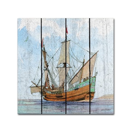 Jean Plout 'Nautical Ships 3' Canvas Art,24x24